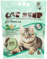 Cat Step Tofu Green Tea наполнитель растительный комкующийся, 6 л