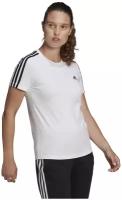 Футболка Adidas Damen Shirt 3 Stripes белый S