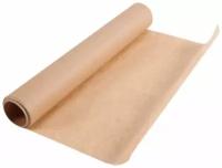 Многоразовая силиконизированная бумага, пергамент для выпечки 25 м (жиростойкая)