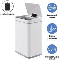 Сенсорное ведро для мусора TESLER STB-33 WHITE