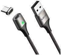 Кабель, магнитный кабель для телефона Lightning, Mivo MX-90L, 2.4A 1м