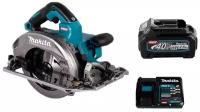 Пила дисковая аккумуляторная MAKITA XGT HS004GZ+ BL4025 2,5 Ач.+DC40RA