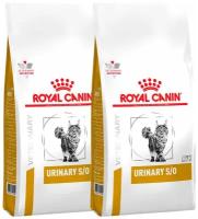ROYAL CANIN URINARY S/O LP34 для взрослых кошек при мочекаменной болезни (0,4 + 0,4 кг)