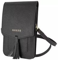 Сумка Guess Wallet Bag Saffiano look для смартфонов, черная