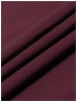Ткань подкладочная для шитья MDC FABRICS PSP520\wine бордовая, винная однотонная для одежды. Полиэстер, стрейч. Отрез 1 метр