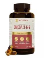 Рыбий жир, Омега 3 6 9, Omega 3 6 9 NUTRAWAY 90 капсул