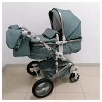 Коляска Eccobaby 518 2в желтая