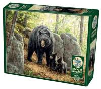 Пазл Cobble Hill 1000 деталей: Медведица с медвежатами