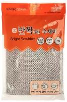 Губка скрабер Sungbo Cleamy Bright Scrubber для мытья посуды и кухонных поверхностей, 1шт