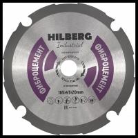 Диск пильный Hilberg Industrial Фиброцемент 165*4T*20 mm HC165