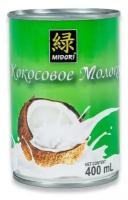 Молоко кокосовое MIDORI жирность 7%, 400 мл