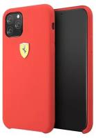 Чехол Ferrari On Track SF Silicone для iPhone 11 Pro, красный