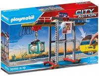 Конструктор Playmobil «Мостовой кран c контейнерами» PM70770