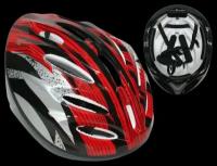 Защитный шлем для роллеров, велосипедистов. Материал: пластмасса, пенопласт.:(К-11-2)