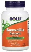 Экстракт босвеллии Нау Фудс (Boswellia Extract) Now Foods, 500 мг, 90 капсул