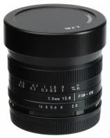 Объектив 7artisans 7.5mm F2.8 II Canon EOS-M, черный