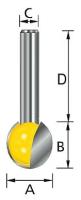 Шаровидная фреза Makita (D-10958)