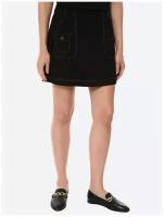 Юбка для женщин, LOVE MOSCHINO, модель: WGF1901S3778C74, цвет: чёрный, размер: 38 (IT)