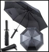 Зонт ЭВРИКА подарки и удивительные вещи, черный