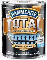 Hammerite Total эмаль для всех типов металла (глянцевая, белый RAL 9016, 0,75л)