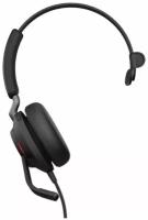 Проводные Jabra Evolve2 40 (MS) с микрофоном / USB / шумоподавление, блок управления / наушники / проводная /Mono (24089-899-999)