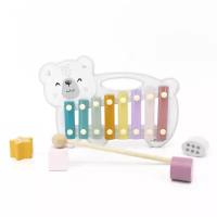 Музыкальная игрушка "Ксилофон-Медведь" в коробке, VIGA 44026
