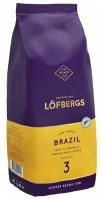 Кофе в зернах Lofbergs Brazil, 1000 гр, Швеция