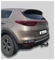 Фаркоп (ТСУ) Kia Sportage (18-), Hyundai Tucson (18-) со съемным шаром (без эл/пак.) Лидер-Плюс K124-A