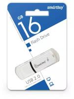 Флеш-накопитель USB 2.0 Smartbuy 16GB Paean White (SB16GBPN-W)