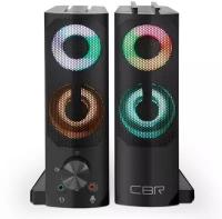 Компьютерные колонки 2.0 CBR CMS 514L Black, 2х3 Вт, USB, чёрные CBR 5109848