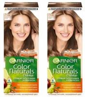 GARNIER Color Naturals Краска для волос 110мл 7.132 Натуральный русый, набор 2шт