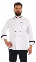 Китель мужской 534601-000-0010 белый/размер 56/поварская одежда/униформа/куртка поварская