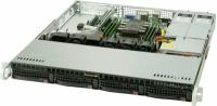 Серверная платформа Supermicro SYS-5019P-MR 1U 1xLGA3647 iC621, 6xDDR4, 4x3.5" bays, 2x1GbE, IPMI 2x400W