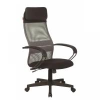 Кресло руководителя Easy Chair 655 TTW DG TTW сетка/ткань серый, пластик