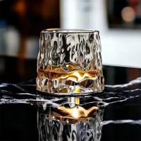 Набор бокалов для виски 2 шт крутящийся 160 мл закаленное стекло