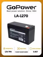 GoPower LA-1270 12В 7 А·ч