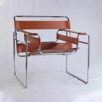 Кресло для отдыха в стиле Wassily Chair by Marcel Breuer (коричневый цвет)