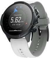 Ремешок 24 мм Elegant для Suunto 7, Suunto 9 Baro, Suunto Spartan Sport силиконовый (белый серый)