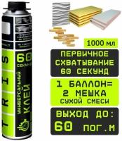 Универсальный клей 60 секунд "TERMOLIT" / Строительный клей-пена 60 секунд, TRIS