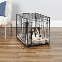 Клетка для собак ZooWell Усиленная 2-дверная, размер M, 76*47*57см переноска для животных прочная