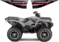 Комплект наклеек Yamaha Grizzly серый