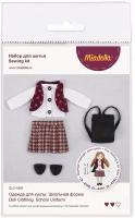 Набор для шитья (изготовления) куклы (игрушки) "Miadolla" DLC-0393 Одежда для куклы. Школьная форма