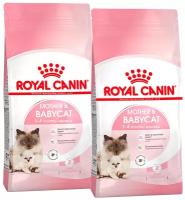 Сухой корм ROYAL CANIN MOTHER & BABYCAT 34 для котят до 4 месяцев, беременных и кормящих кошек (0,4 + 0,4 кг)