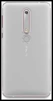 Чехол силиконовый для Nokia 6 (2018)/ 6.1 (2018), прозрачный