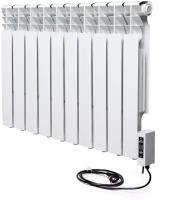 Радиатор отопления электрический энергоэффективный Normand 10 с электронным терморегулятором