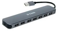 Разветвитель D-Link DUB-H7, черный