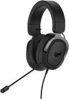 TUF GAMING H3 GUN METAL Headset w/ Mic Wired (3.5mm) 294g 20-20000Hz 50mm Drivers RTL (90YH028G-B1UA00)