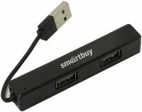 USB 2.0 Хаб Smartbuy 408, 4 порта (SBHA-408-K), черный