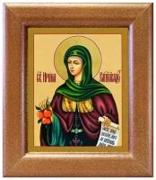 Преподобная Ирина Каппадокийская, икона в широкой рамке 14,5*16,5 см