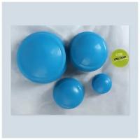 Набор массажных банок 4шт d10/d8/d6/d4см резина синий пакет накл OТ 7621109
